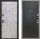 Входная металлическая Дверь Интекрон (INTECRON) Профит Black Мрамор Светлый ФЛ-295 Лофт черный в Лобне