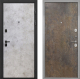 Входная металлическая Дверь Интекрон (INTECRON) Профит Black Мрамор Светлый Гладкая Гранж в Лобне