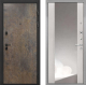 Дверь Интекрон (INTECRON) Профит Black Гранж ФЛЗ-516 Зеркало Сосна белая в Лобне