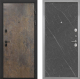 Входная металлическая Дверь Интекрон (INTECRON) Профит Black Гранж Гладкая Гранит лава оникс в Лобне