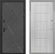 Входная металлическая Дверь Интекрон (INTECRON) Профит Black Гранит Лава Оникс ФЛ-39 Сандал белый в Лобне