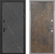 Входная металлическая Дверь Интекрон (INTECRON) Профит Black Гранит Лава Оникс Гладкая Гранж в Лобне