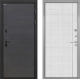 Входная металлическая Дверь Интекрон (INTECRON) Профит Black Эковенге В-07 с молдингом Лофт белый в Лобне