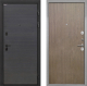 Входная металлическая Дверь Интекрон (INTECRON) Профит Black Эковенге Гладкая шпон Венге коричневый в Лобне