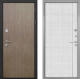 Входная металлическая Дверь Интекрон (INTECRON) Гектор Венге Коричневый В-07 с молдингом Лофт белый в Лобне
