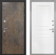 Входная металлическая Дверь Интекрон (INTECRON) Гектор Гранж ФЛ-243 Белый матовый в Лобне