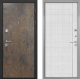 Входная металлическая Дверь Интекрон (INTECRON) Гектор Гранж В-07 с молдингом Лофт белый в Лобне