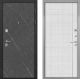 Входная металлическая Дверь Интекрон (INTECRON) Гектор Гранит Лава Оникс В-07 с молдингом Лофт белый в Лобне