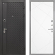 Входная металлическая Дверь Интекрон (INTECRON) Олимпия Black 4К Лучи-М Софт милк в Лобне