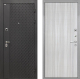 Входная металлическая Дверь Интекрон (INTECRON) Олимпия Black 4К В-07 с молдингом Сандал белый в Лобне