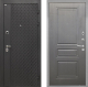 Входная металлическая Дверь Интекрон (INTECRON) Олимпия Black 4К ФЛ-243 Графит вуд дуб в Лобне