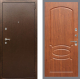 Входная металлическая Дверь Рекс (REX) 1А Медный Антик FL-128 Морёная берёза в Лобне