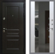 Входная металлическая Дверь Рекс (REX) Премиум-Н СБ-16 Зеркало Белый ясень в Лобне