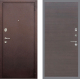 Входная металлическая Дверь Рекс (REX) 2 Медный Антик GL венге поперечный в Лобне