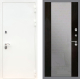Входная металлическая Дверь Рекс (REX) 5 Белая Шагрень СБ-16 Зеркало Венге в Лобне