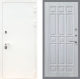 Входная металлическая Дверь Рекс (REX) 5 Белая Шагрень FL-33 Сандал белый в Лобне