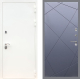 Входная металлическая Дверь Рекс (REX) 5 Белая Шагрень FL-291 Силк титан в Лобне
