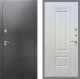 Входная металлическая Дверь Рекс (REX) 2А Серебро Антик FL-2 Лиственница беж в Лобне