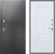Входная металлическая Дверь Рекс (REX) 2А Серебро Антик FL-2 Силк Сноу в Лобне