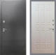Входная металлическая Дверь Рекс (REX) 2А Серебро Антик FL-33 Беленый дуб в Лобне