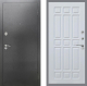 Дверь Рекс (REX) 2А Серебро Антик FL-33 Белый ясень в Лобне