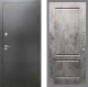 Дверь Рекс (REX) 2А Серебро Антик FL-117 Бетон темный в Лобне