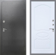 Входная металлическая Дверь Рекс (REX) 2А Серебро Антик FL-128 Силк Сноу в Лобне