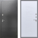Входная металлическая Дверь Рекс (REX) 2А Серебро Антик FL-289 Белый ясень в Лобне