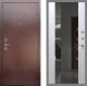 Входная металлическая Дверь Рекс (REX) 1 СБ-16 Зеркало Белый ясень в Лобне