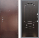 Входная металлическая Дверь Рекс (REX) 1 FL-128 Венге светлый в Лобне