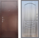 Входная металлическая Дверь Рекс (REX) 1 FL-128 Сандал грей в Лобне