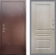 Входная металлическая Дверь Рекс (REX) 1 FL-243 Беленый дуб в Лобне