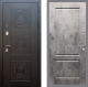 Входная металлическая Дверь Рекс (REX) 10 FL-117 Бетон темный в Лобне