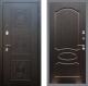 Входная металлическая Дверь Рекс (REX) 10 FL-128 Венге светлый в Лобне