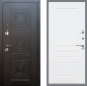 Входная металлическая Дверь Рекс (REX) 10 FL-243 Силк Сноу в Лобне