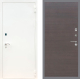 Входная металлическая Дверь Рекс (REX) 1А Белая шагрень GL венге поперечный в Лобне