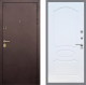 Входная металлическая Дверь Рекс (REX) Лайт 3К FL-128 Белый ясень в Лобне