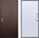 Входная металлическая Дверь Рекс (REX) Лайт 3К FL-289 Белый ясень в Лобне