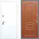 Входная металлическая Дверь Рекс (REX) 13 Силк Сноу FL-128 Морёная берёза в Лобне