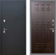 Входная металлическая Дверь Рекс (REX) 5 Черный Муар FL-33 Венге в Лобне