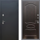 Входная металлическая Дверь Рекс (REX) 5 Черный Муар FL-128 Венге светлый в Лобне