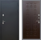 Входная металлическая Дверь Рекс (REX) 5 Черный Муар FL-183 Венге в Лобне