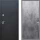 Входная металлическая Дверь Рекс (REX) 5 Черный Муар FL-290 Бетон темный в Лобне