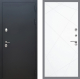 Входная металлическая Дверь Рекс (REX) 5 Черный Муар FL-291 Силк Сноу в Лобне