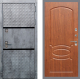 Входная металлическая Дверь Рекс (REX) 15 Бетон Темный FL-128 Морёная берёза в Лобне