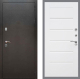 Входная металлическая Дверь Рекс (REX) 5 Серебро Антик Сити Белый ясень в Лобне