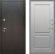 Входная металлическая Дверь Рекс (REX) 5 Серебро Антик FL-117 Грей софт в Лобне
