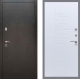 Входная металлическая Дверь Рекс (REX) 5 Серебро Антик FL-289 Белый ясень в Лобне
