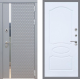 Входная металлическая Дверь Рекс (REX) 24 FL-128 Силк Сноу в Лобне