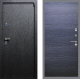 Входная металлическая Дверь Рекс (REX) 3 GL Дуб тангенальный черный в Лобне